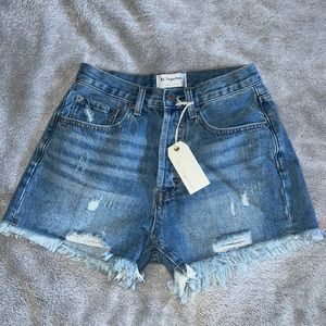 Women’s High Rise Denim Shorts